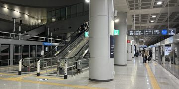 인천국제공항 제1터미널역 플랫폼 자료사진