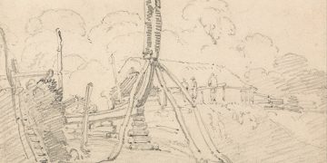 Thomas Girtin - Boat Building - Google Art Project