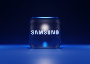 a blue cube with a white logo