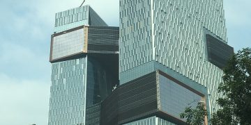 중국 선전에 있는 텐센트 본사 빈하이 빌딩
