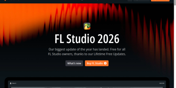 FL Studio 2026 공식 페이지 화면. 화면: Image-Line