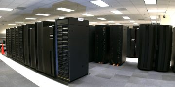 NOAA 기상예보용 슈퍼컴퓨터 자료사진