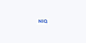 소비자 인텔리전스 기업 NIQ 공식 로고