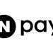 흰색 배경 중앙에 배치한 검은색 Npay 공식 워드마크