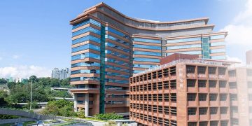 Hong Kong Polytechnic University 캠퍼스 Ho Iu Kwong Building 전경