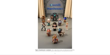 3D 캐릭터를 제작 자산으로 다듬는 DreamCharacter-1 — arXiv 2607.07817 논문 원문 연구 도식
