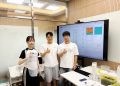 서강대 AI창의융합 학부연구소의 전자레인지 AI 개발 참여 연구생 3명