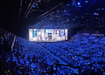 엔비디아 기조연설이 열린 CES 2025 행사장 전경