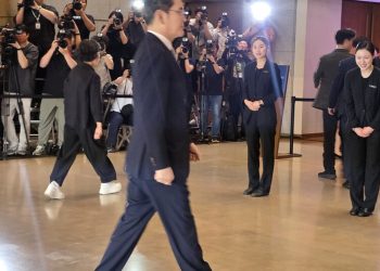 행사장에 입장하는 이재용 삼성전자 회장