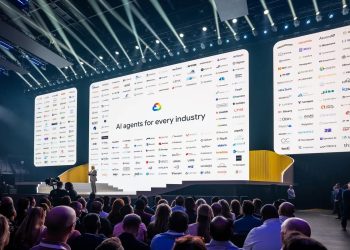 Google Cloud Next 2026에서 산업별 AI 에이전트를 발표하는 현장