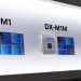 딥엑스 전시 공간에 공개된 DX-M1·DX-M1M 제품