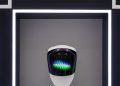 K-디스플레이 2026에 전시된 LG디스플레이 휴머노이드용 P-OLED