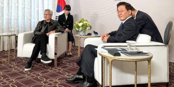 이재명 대통령과 젠슨 황 엔비디아 CEO의 샌프란시스코 AI 서밋 회동