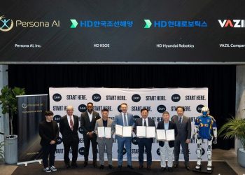 HD한국조선해양 등 조선 용접 로봇 개발 협약 참석자