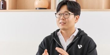 안재만 베슬AI 대표가 인터뷰 중인 모습