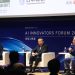 10월14일 AI Innovators Forum에서 미쓰이스미토모파이낸셜그룹과 엑사위저즈 관계자가 AI 투자와 경영 변화를 논의하는 현장