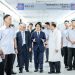 신광병원을 방문해 의료진의 설명을 듣는 라이칭더 대만 총통. 中華民國總統府 2026「新光40·桂蘭大樓落成典禮」보도 사진. 정부자료개방허가조항 제1판에 따라 공개된 자료이며 해당 조건을 준수하여 이용할 수 있다. 허가 조항: https://data.gov.tw/license